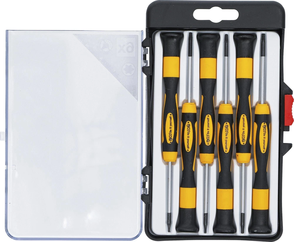 Grąžtas Bgs Technic Precizinių Torx atsuktuvų rinkinys | T6–T15 | 50 mm | 6 vnt. | BGS (35808)