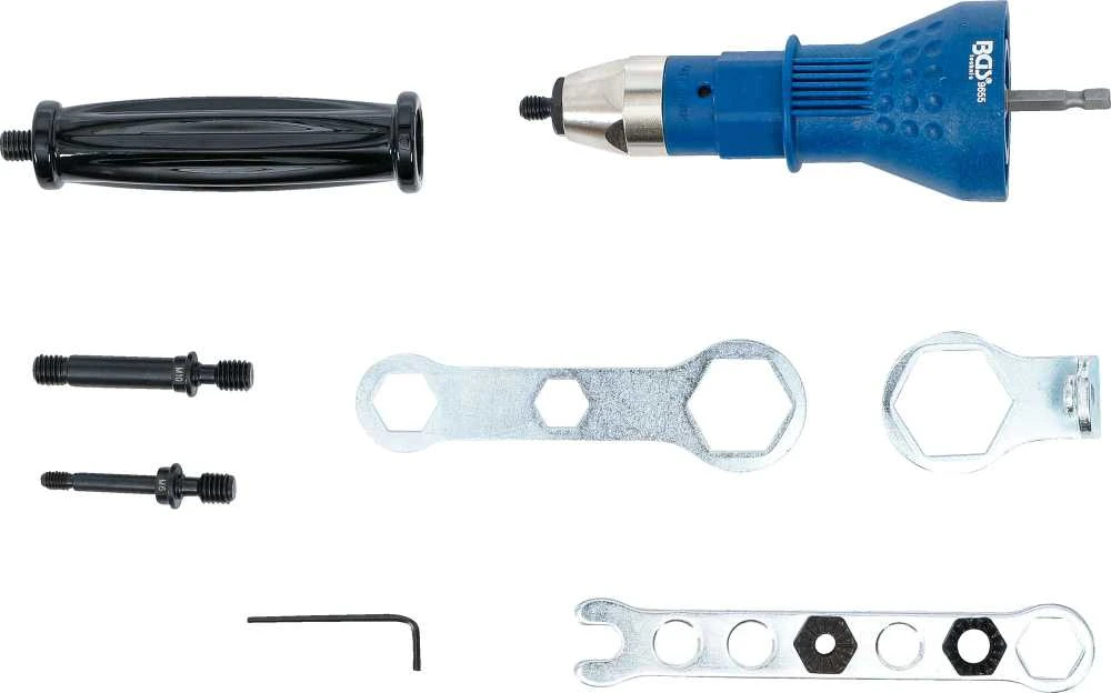 Bgs Technic Kniedžių veržlių įrankio antgalis M6–M8–M10 gręžtuvui (9655)
