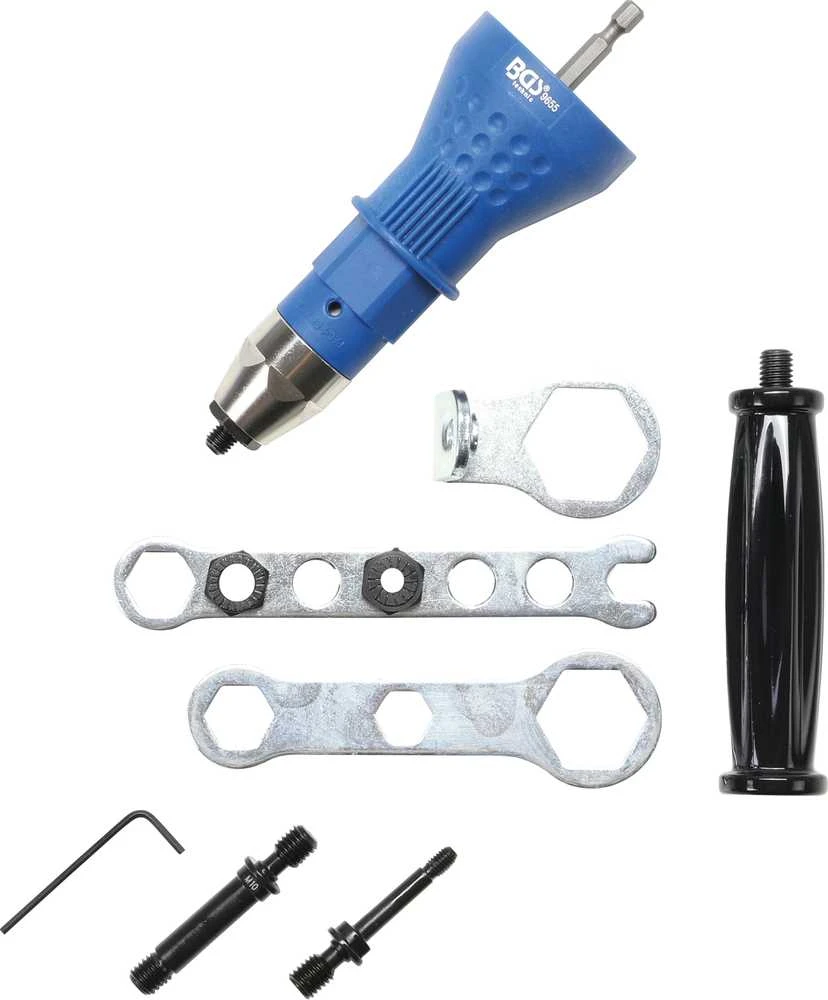 Bgs Technic Kniedžių veržlių įrankio antgalis M6–M8–M10 gręžtuvui (9655)
