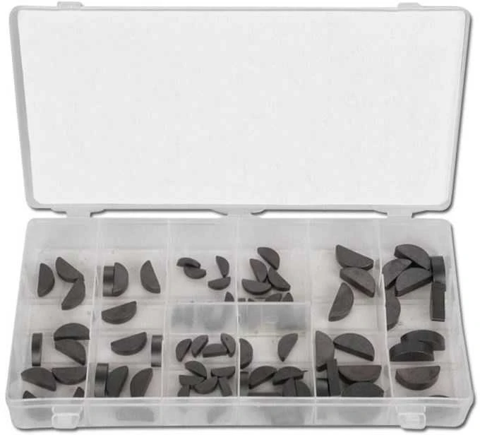 Bgs Technic Pusmėnulių (Woodruff key) asortimentas | 80 vnt. (8117)