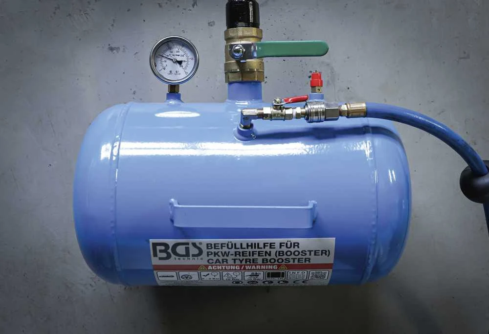 Bgs Technic Padangų pūstuvas bosteris | 19 l | iki 10 bar (8365)