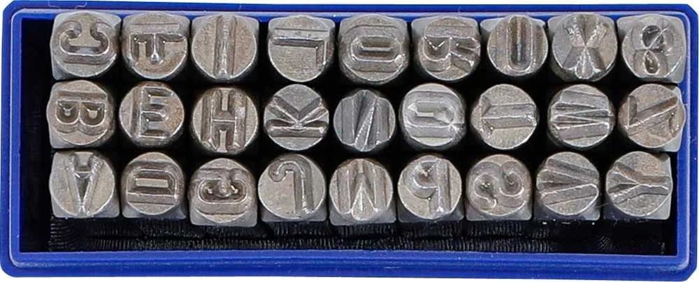 Bgs Technic Raidžių išmušėjų rinkinys A iki Z | 6 mm (2033)