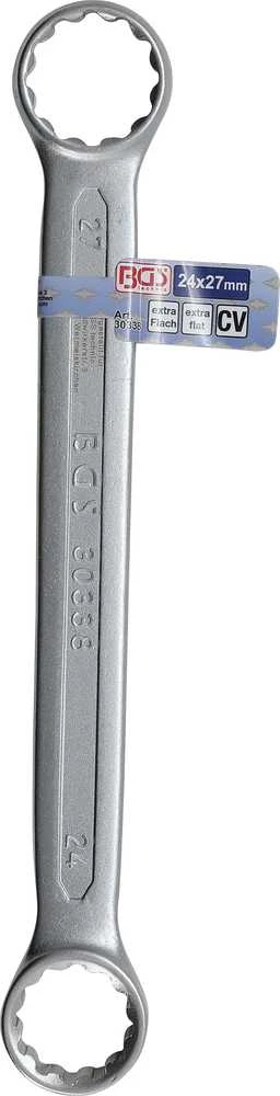 Bgs Technic Raktas kilpinis dvipusis tiesus plokščias | 24 x 27 mm (30338)