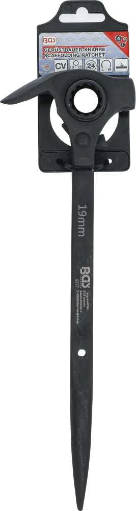 Bgs Technic Raktas pastoliams / plaktukas | 4-in-1 | 19 x 22 mm (6777)