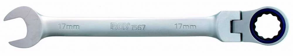Bgs Technic Raktas terkšlinis šarnyrinis 72 dantukų CR-V 17mm (1567)