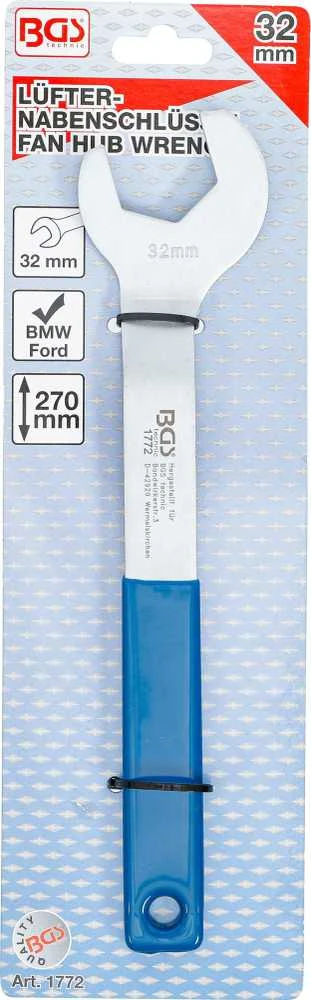 Bgs Technic Raktas termo movai / ventiliatoriaus veržliaraktis | BMW, Ford | 32 mm (1772)