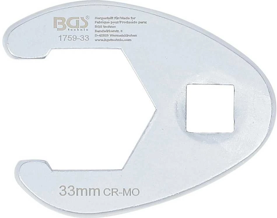 Bgs Technic Raktas varnos koja | 12.5 mm (1/2") | 33 mm (1759-33)