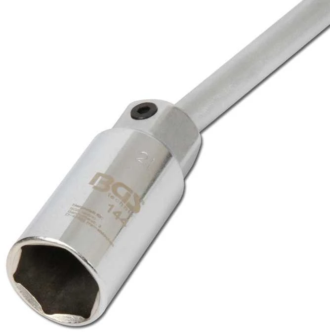 Bgs Technic Raktas žvakėms su T rankena, rutulinis sujungimas | 16 mm (143)