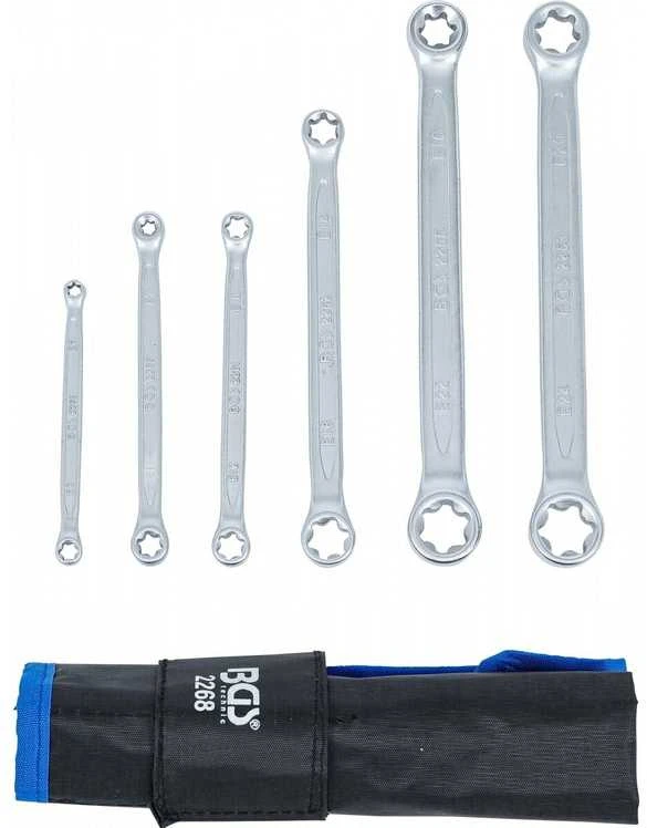 Bgs Technic Raktų rinkinys E tipo (torx) galvutėmis | E6xE8 - E20xE24 | 6 vnt. (2268)