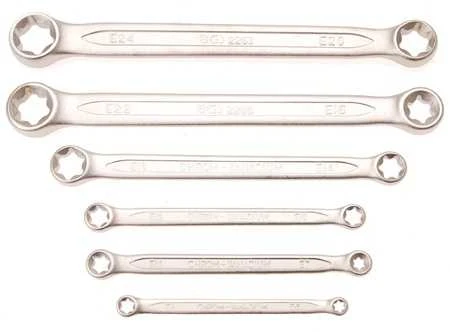 Bgs Technic Raktų rinkinys E tipo (torx) galvutėmis | E6xE8 - E20xE24 | 6 vnt. (2268)