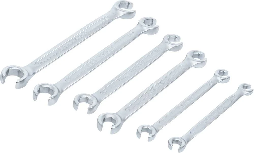 Bgs Technic Raktų rinkinys vamzdeliams | 8x9 - 18x19 mm | 6 vnt. (1745)