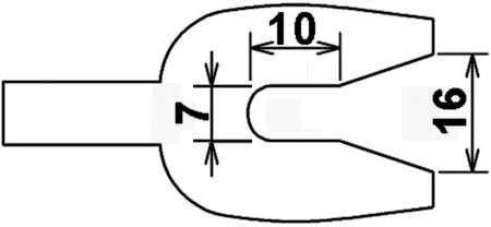 Bgs Technic Automobilių durelių apdailos nuėmimo įrankis 235 mm (3104)