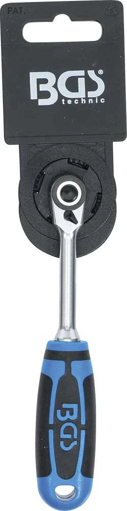 Bgs Technic Rankena galvutėms terkšlinė | smulkūs dantukai / siaura galvutė | 6.3 mm (1/4") (610)