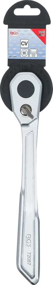 Bgs Technic Rankena galvutėms terkšlinė | ypač plona | smulkūs dantukai | 12.5 mm (1/2") (72087)