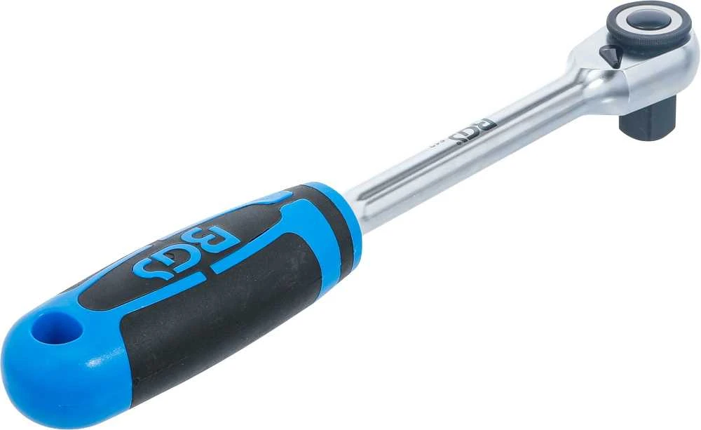 Bgs Technic Rankena galvutėms terkšlinė | smulkūs dantukai / siaura galvutė | 12.5 mm (1/2") (612)