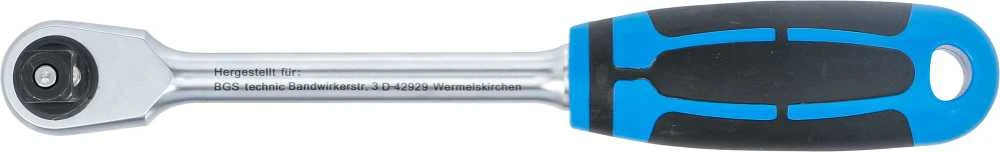 Bgs Technic Rankena galvutėms terkšlinė | smulkūs dantukai / siaura galvutė | 12.5 mm (1/2") (612)