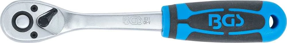 Bgs Technic Terkšlinė galvučių rankena | 3/8" (10 mm) | 90 dantų | greito atleidimo (631)