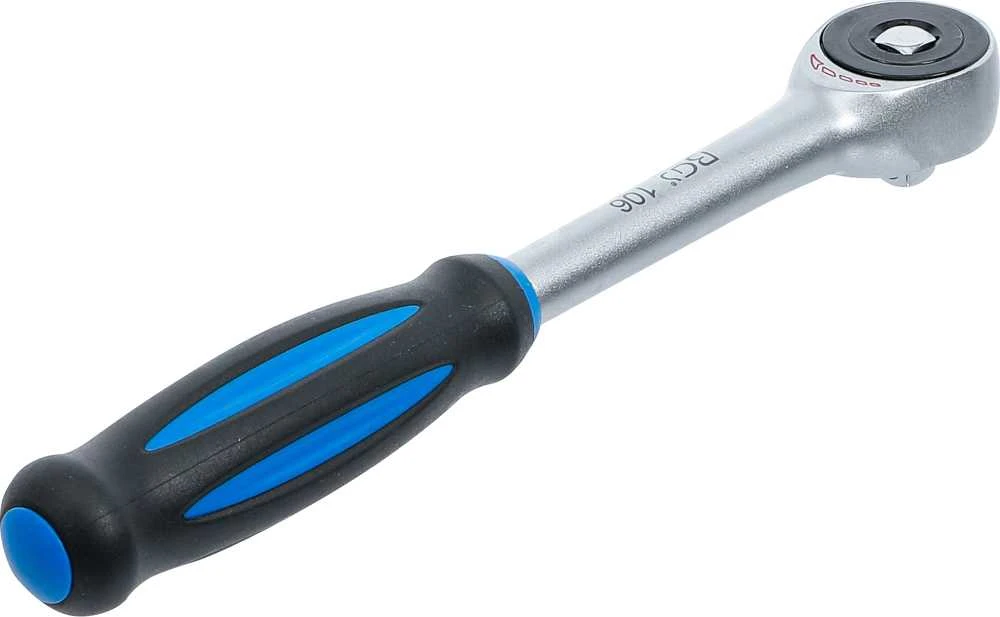 Bgs Technic Rankena galvutėms terkšlinė | su rotacine rankena | 10 mm (3/8") (106)