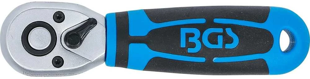 Bgs Technic Rankena galvutėms terkšlinė trumpa | 10 mm (3/8") (643)