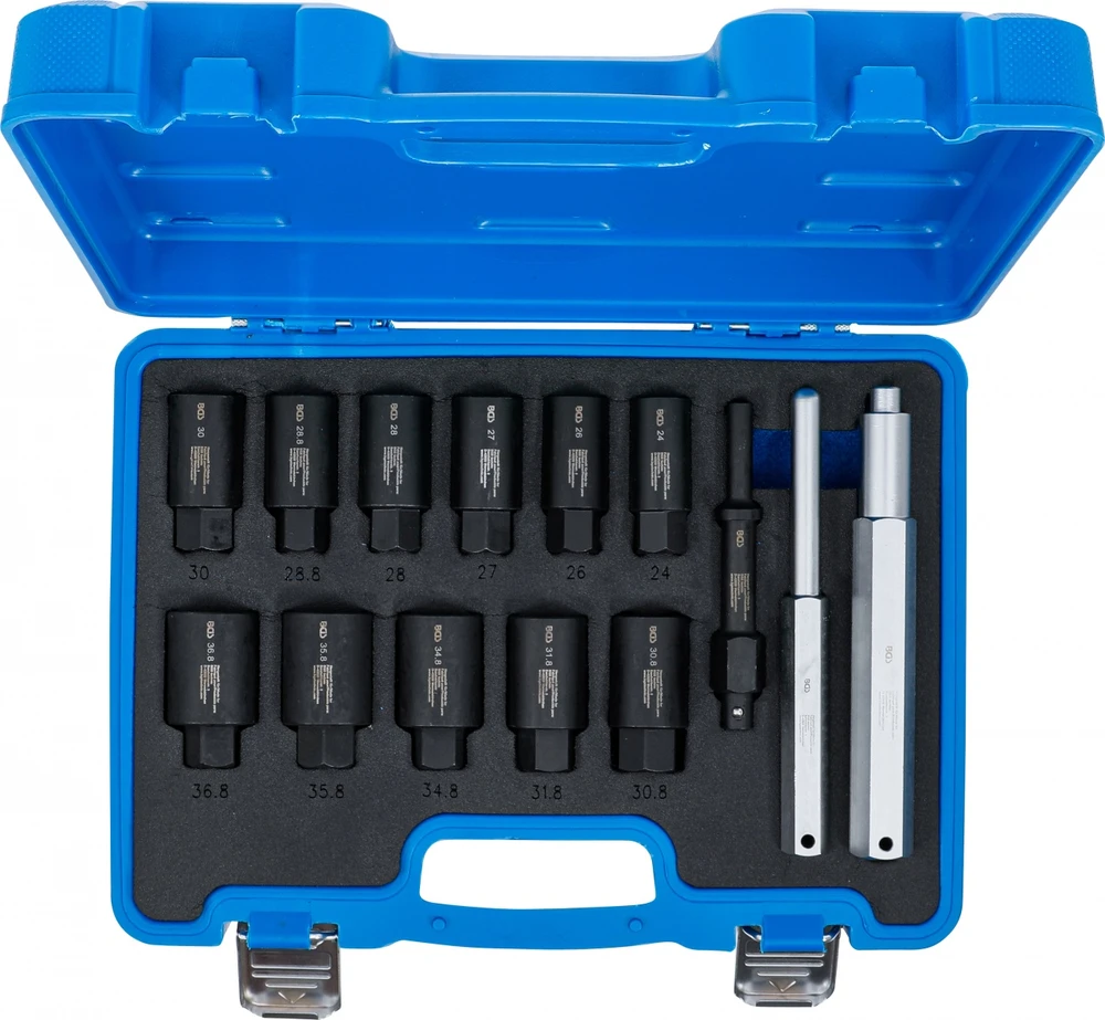 Bgs Technic Ratlankių užraktų išmontavimo įrankių rinkinys | 24–36,8 mm | 14 vnt. | BGS (74448)