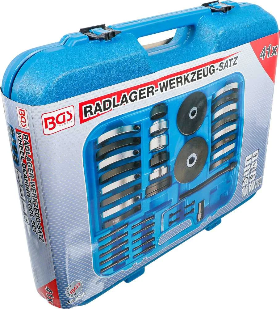Bgs Technic Rato guolių įrankių komplektas | VAG | rato guolių stebulės 62/66/72/85 mm (9086)