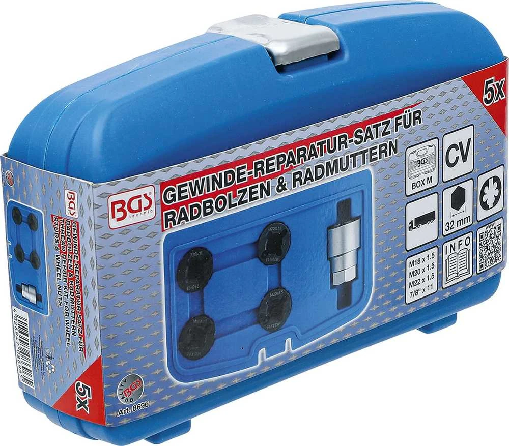 Bgs Technic Rato varžtų sriegių taisymo komplektas | sunkvežimiams (8696)