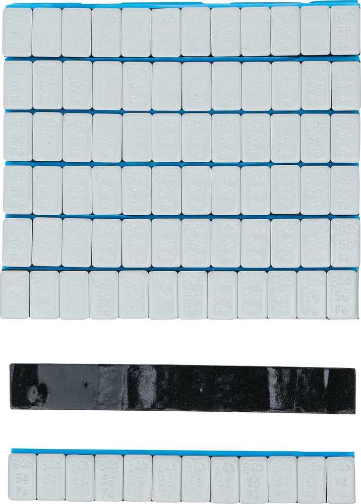 Bgs Technic Ratų balansavimo svareliai | 12 x 5 g | 50 vnt. (8426)