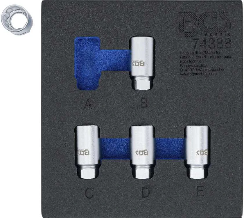 Bgs Technic Ratų varžtų slapukų rinkinys Tesla | 5 vnt. (74388)