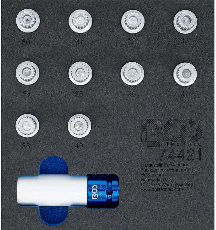 Bgs Technic Ratų varžtų užraktų rinkinys BMW | 11 vnt. (74421B)