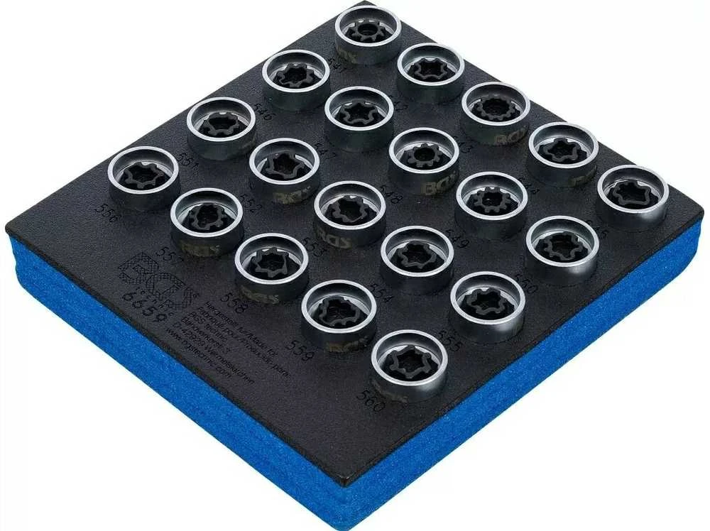 Bgs Technic Ratų varžtų užraktų rinkinys VAG | 20 vnt. (6659)