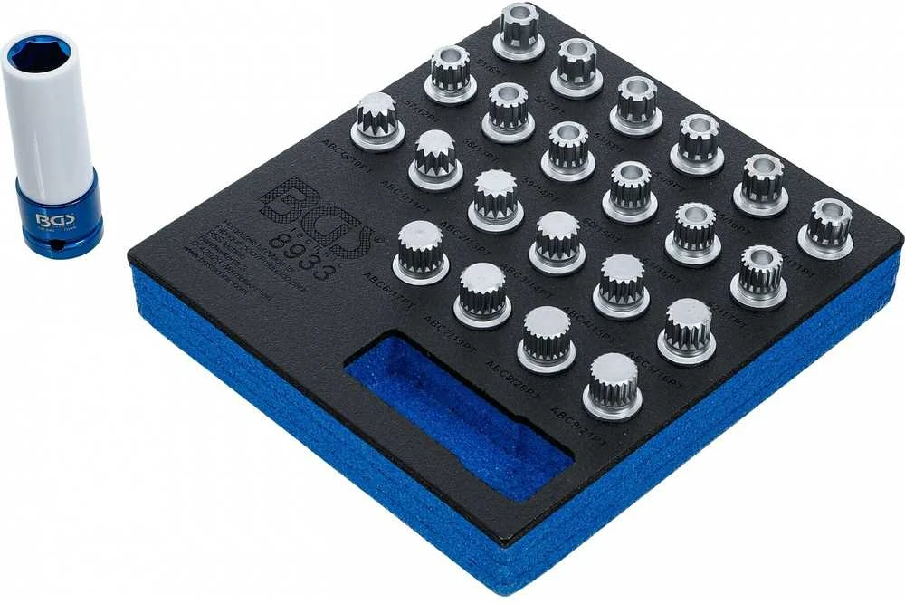 Bgs Technic Ratų varžtų užraktų rinkinys VAG | 23 vnt. (8933)