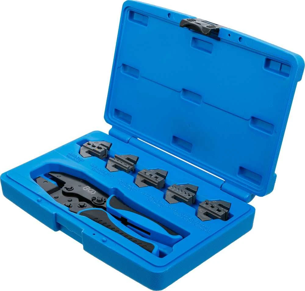 Bgs Technic Replės jungčių užspaudimui su keičiamais antgaliais | 5 poros antgalių (1410)