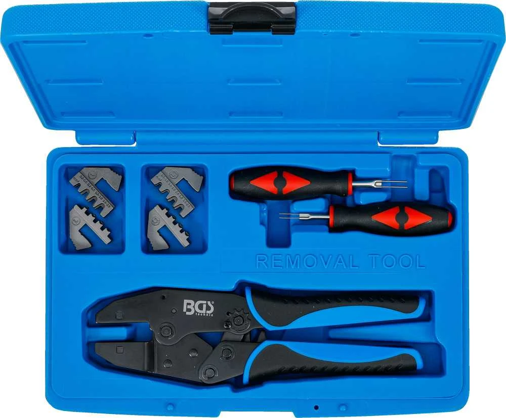 Bgs Technic Replės jungčių užspaudimui su keičiamais antgaliais | 2 poros antgalių (70929)