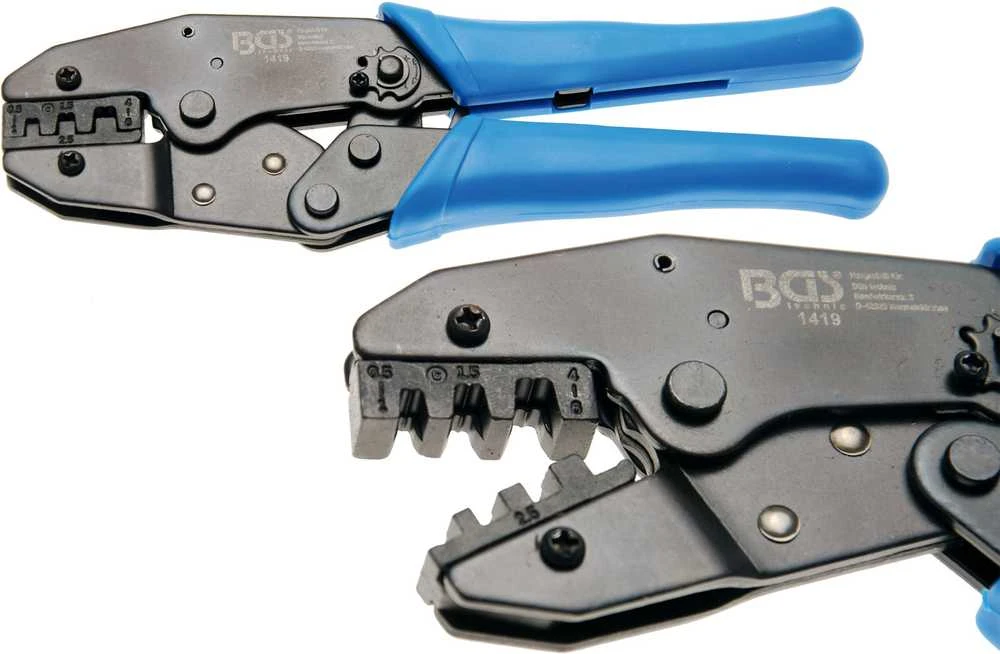Bgs Technic Replės jungčių užspaudimui terkšlinės | neizoliuotiems laidams 0,5 - 6 mm² (1419)
