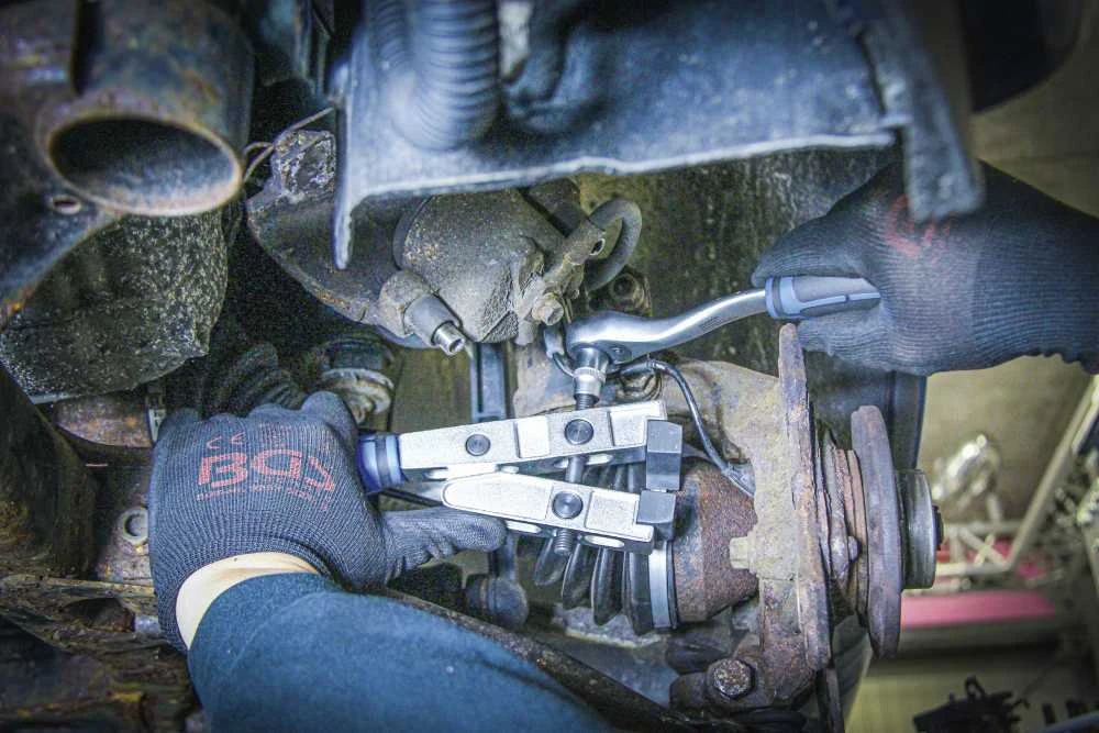 Bgs Technic Replės pusašių sąvaržoms | sukimo momento režimas | lenktos 90 ° kampu (163-2)
