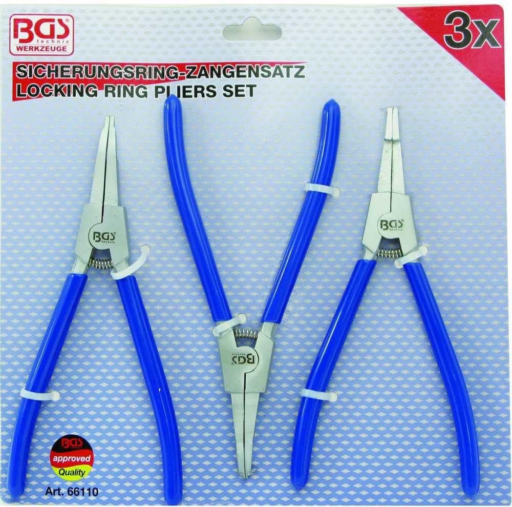 Bgs Technic Replės stūmoklių / pavarų velenų žiedams | 3 vnt. (66110)