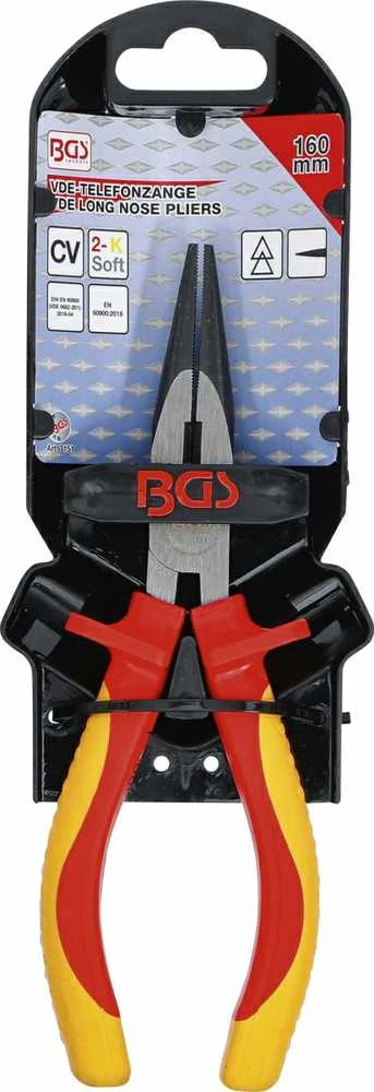 Bgs Technic Replės tiesios VDE | 160 mm (7151)