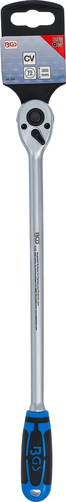 Bgs Technic Reversinė terkšlė | ypač ilga | 6,3 mm (1/4| | 300 mm (635)