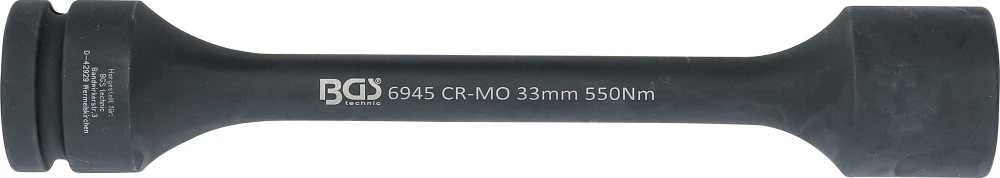 Bgs Technic Riboto sukimo ilgituvas su galvute | smūginis | 25 mm (1") | 33 mm | 550 Nm (6945)