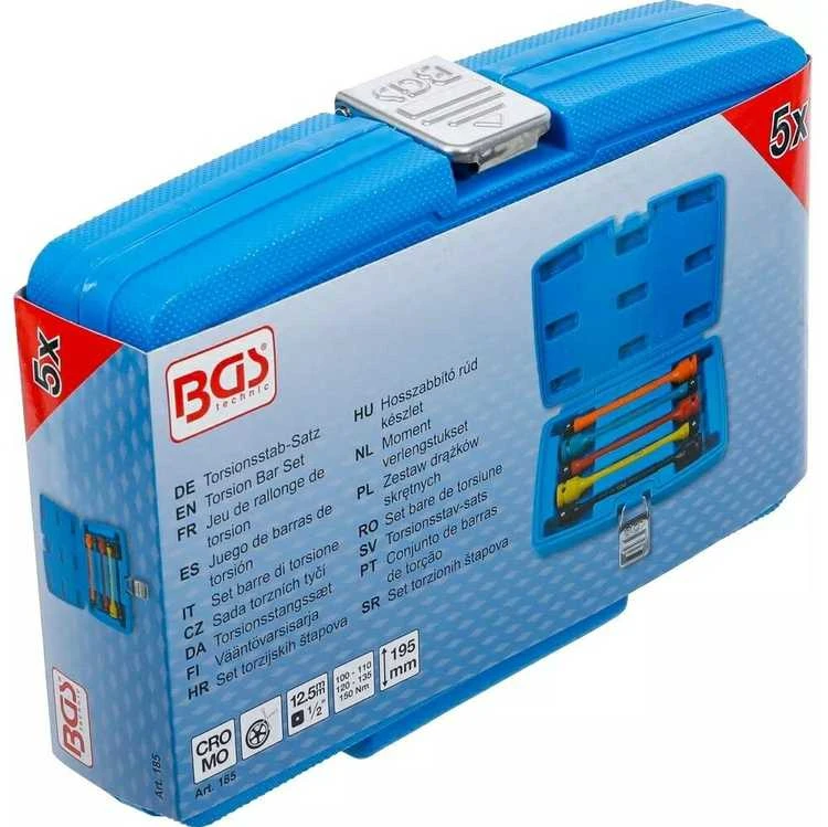 Bgs Technic Riboto sukimo momento ilgintuvų rinkinys | 5 vnt. (185)