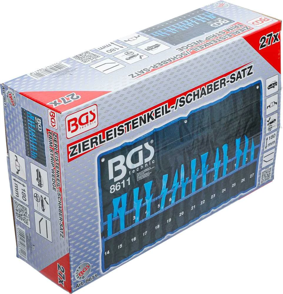 Bgs Technic Apdailos ardymo / gramdiklių rinkinys | 27 vnt. (8611)