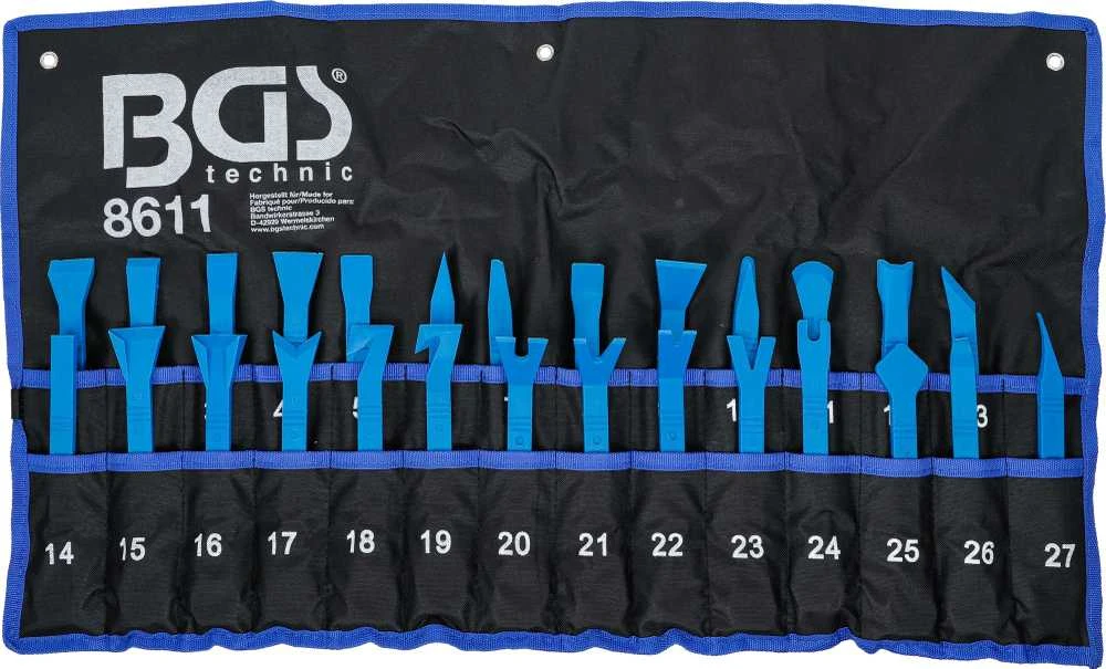 Bgs Technic Apdailos ardymo / gramdiklių rinkinys | 27 vnt. (8611)