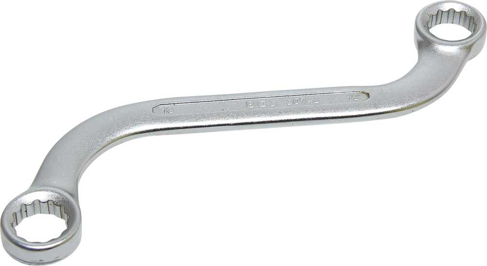 Bgs Technic S tipo dvigubo žiedo raktas, 12 kampų | 12x13 mm (30742)