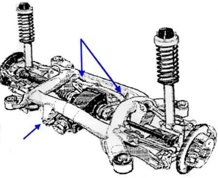 Bgs Technic Sailentblokų presavimo komplektas | BMW E38, E39 | 7 vnt. (6456)