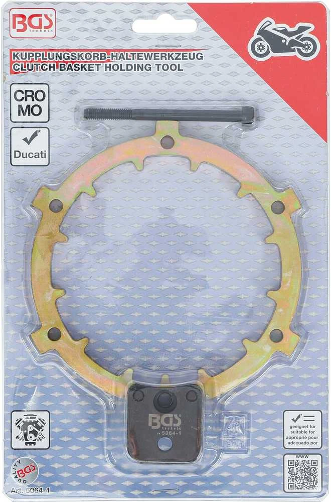 Bgs Technic Sankabos krepšio laikymo įrankis | Ducati | Plieninė versija (5064-1)