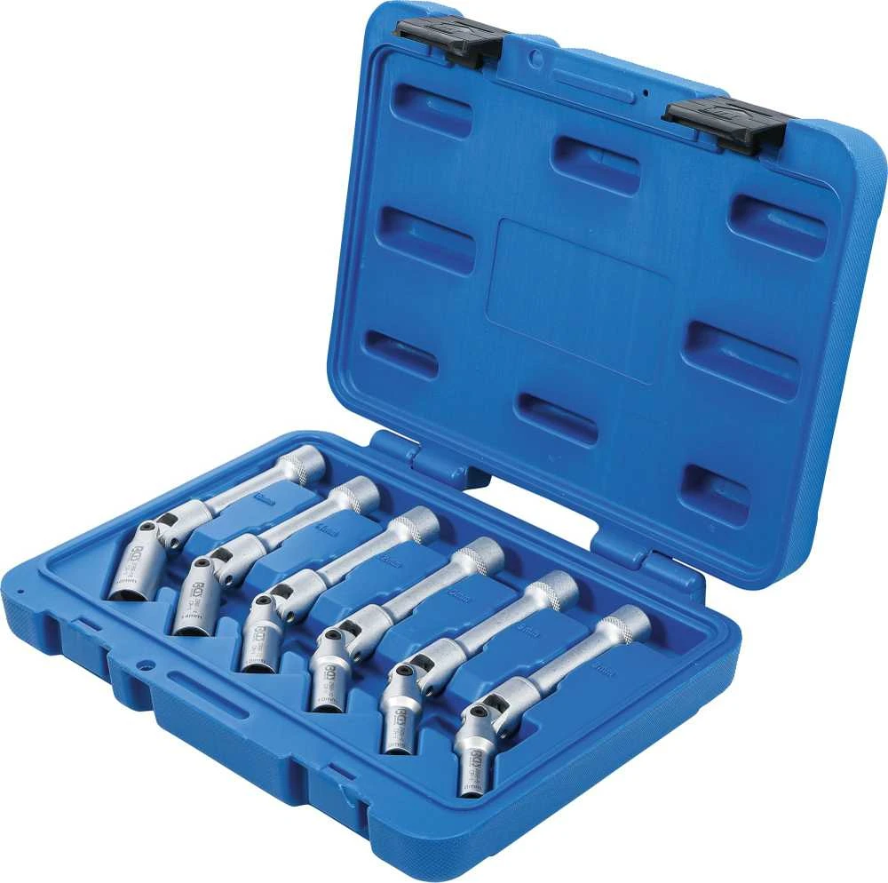Bgs Technic Šarnyrinių galvučių rinkinys kaitinimo žvakėms | šešiakampės | 10 mm (3/8") | 8 - 16 mm | 6 vnt. (2986)