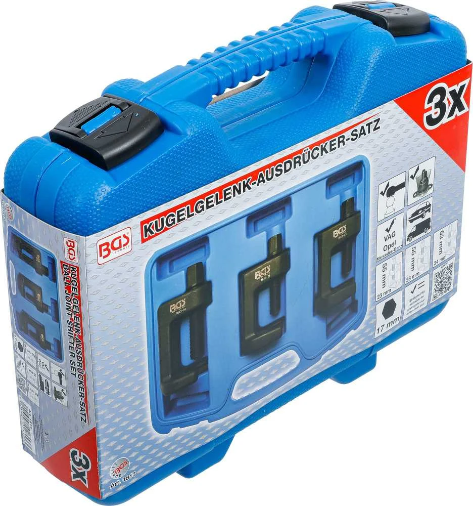 Bgs Technic Šarnyrų traukių nuėmėjų rinkinys | 23 - 28 - 34 mm | 3 vnt. (1813)