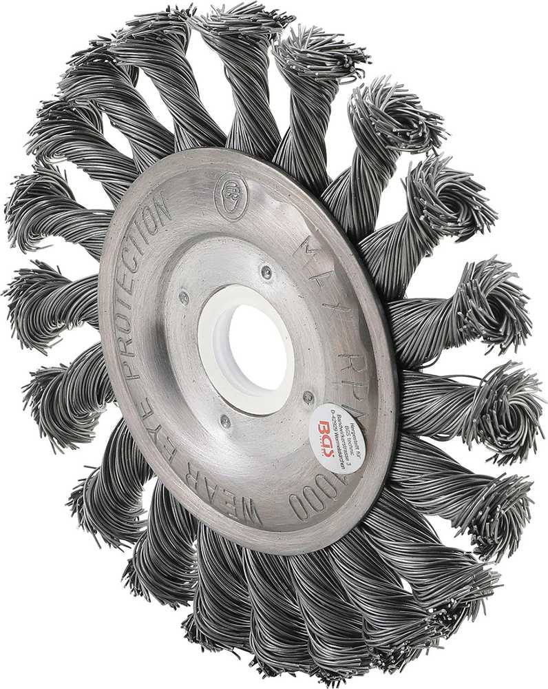 Bgs Technic Šepetys disko tipo | stambus plienas | 115 mm (3985)