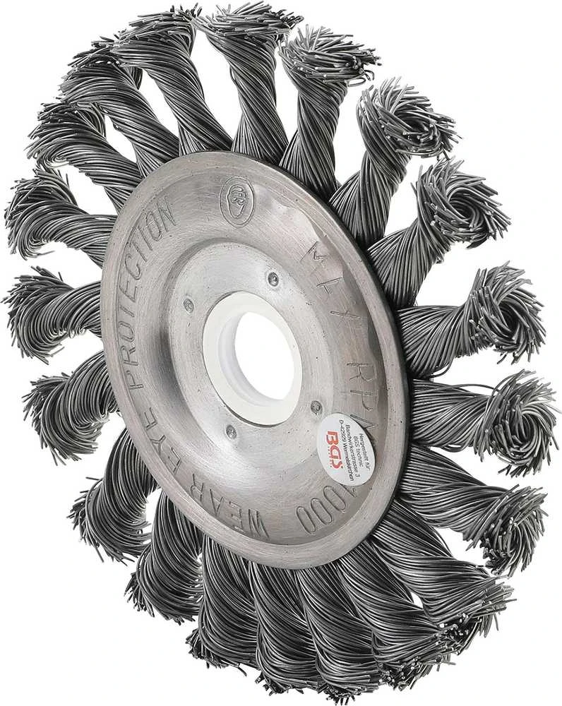 Bgs Technic Šepetys disko tipo | stambus plienas | 115 mm (3985)