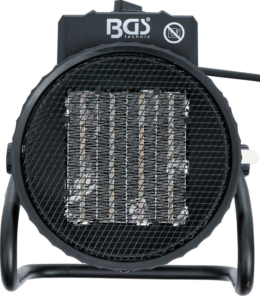 Bgs Technic Šildytuvas ventiliatorinis | elektrinis | 2 kW (73370)